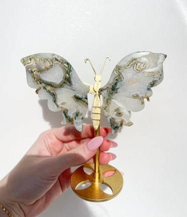 Moss Agate Wings #3